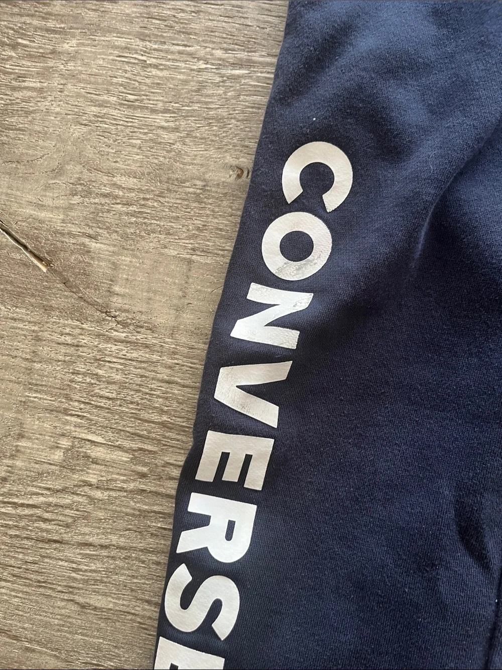 Converse Kids Navy Blue Joggers with White Logo